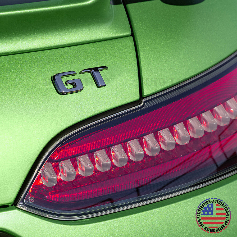 17-21 AMG GT Letter Emblem 3D Trunk Logo Nameplate Badge Decorate OEM Chrome