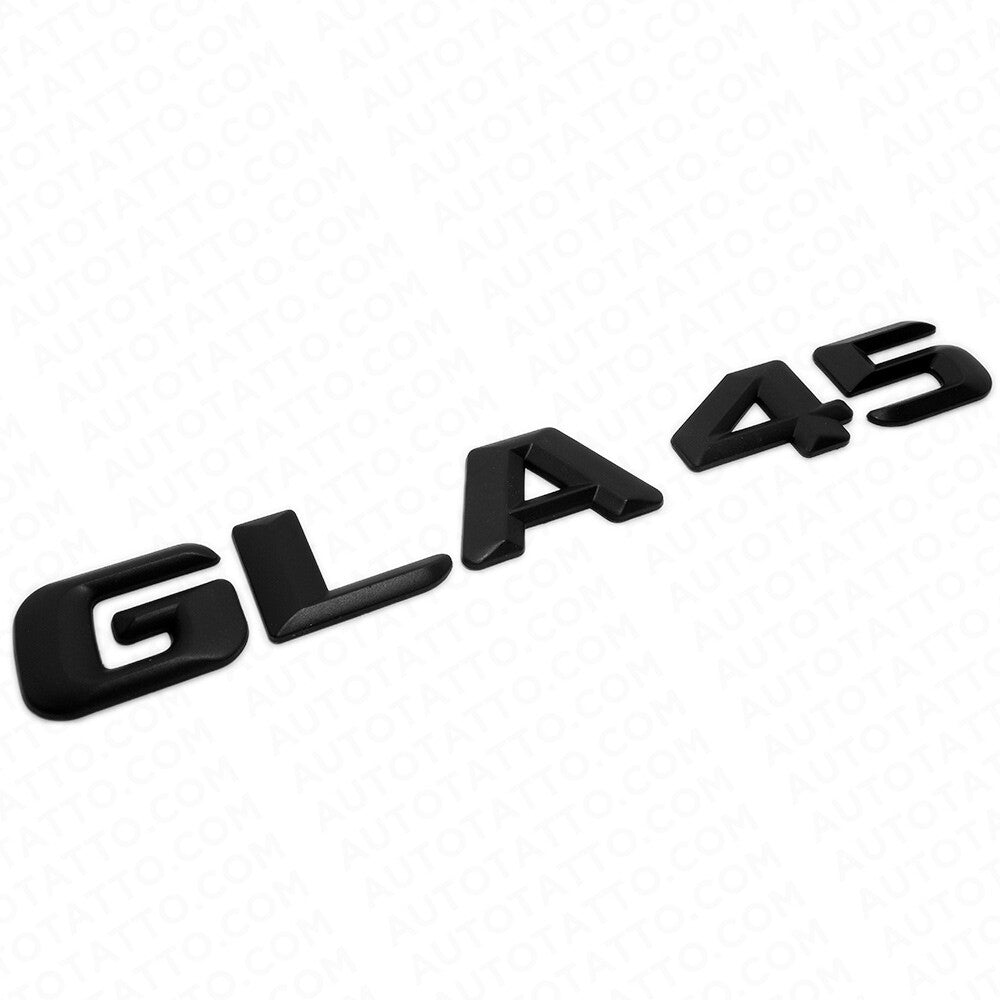 15-16 GLA 45 AMG Rear Letter Emblem Liftgate Logo Nameplate Badge Matte Black