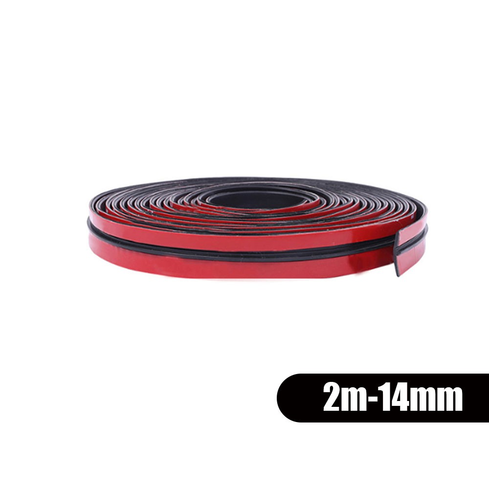 Car Accessories Windshield Roof Rubber Seal Strip Noise Insulation Stickers 2M