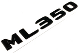GLOSS BLACK ML350 FOR MERCEDES REAR TRUNK EMBLEM BADGE NAMEPLATE DECAL LETTERS