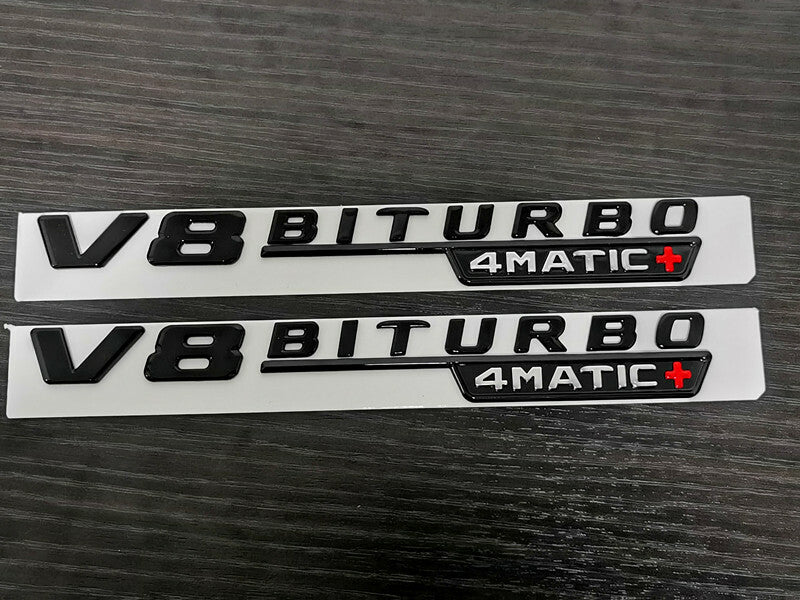 NEW Gloss Black V8 BITURBO 4MATIC For Mercedes-Benz E63 E63S AMG W213