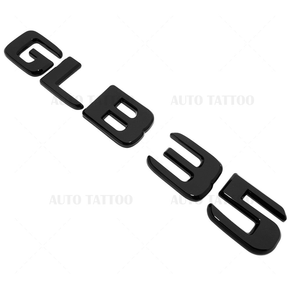 Benz GLB 35 AMG Rear Letter Emblem Liftgate Logo Nameplate Badge Gloss Black