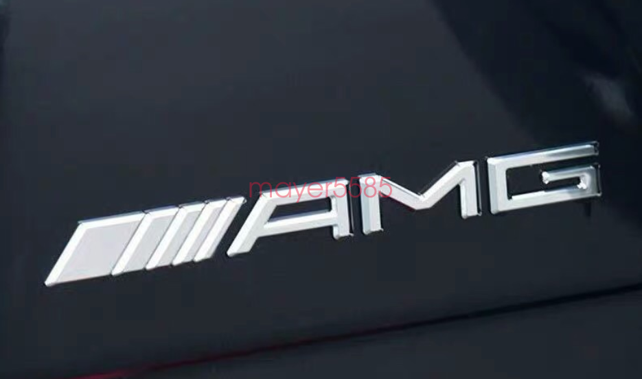 Chrome CLS53 AMG TURBO Letters Trunk Embl Badge Sticker For Mercedes Benz CLS
