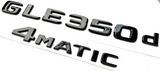 GLE350d+4MATIC BLACK FOR MERCEDES REAR TRUNK EMBLEM BADGE NAMEPLATE DECAL LETTER