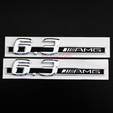4pcs Chrome E63 AMG 6.3 AMG Trunk Emblem Badge Sticker for Mercedes Benz E63