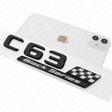 C63 Black Series AMG Limited Edition Letter Emblem Trunk Decal Logo Badge Sport