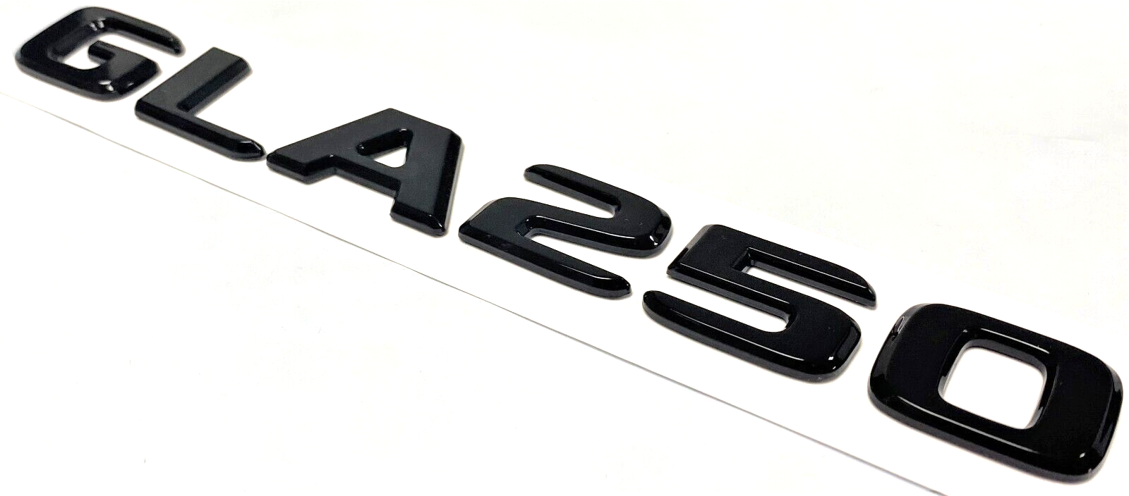 GLA250 GLOSS BLACK FOR MERCEDES REAR TRUNK EMBLEM BADGE NAMEPLATE DECAL LETTERS