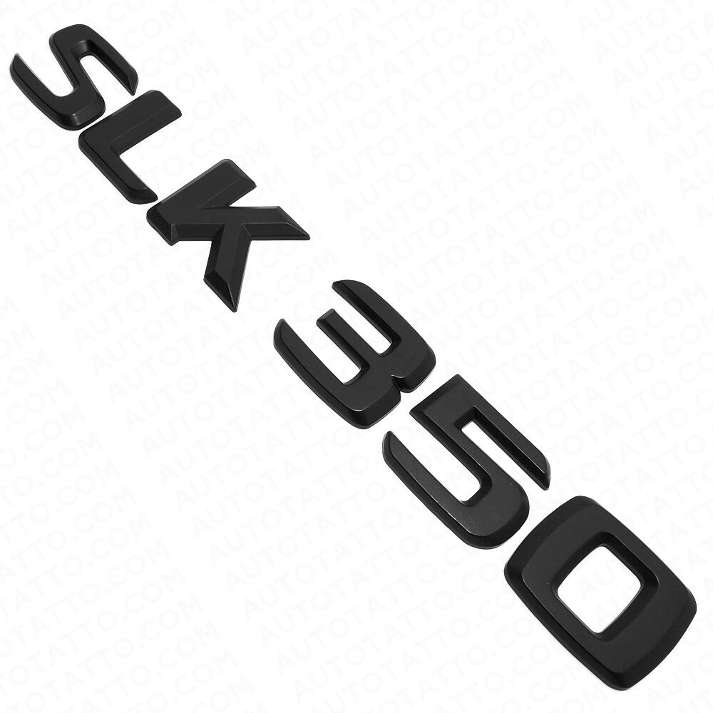 94-14 SLK 350 AMG Letter Emblem Trunk Logo Nameplate Badge Decorate Sport Black