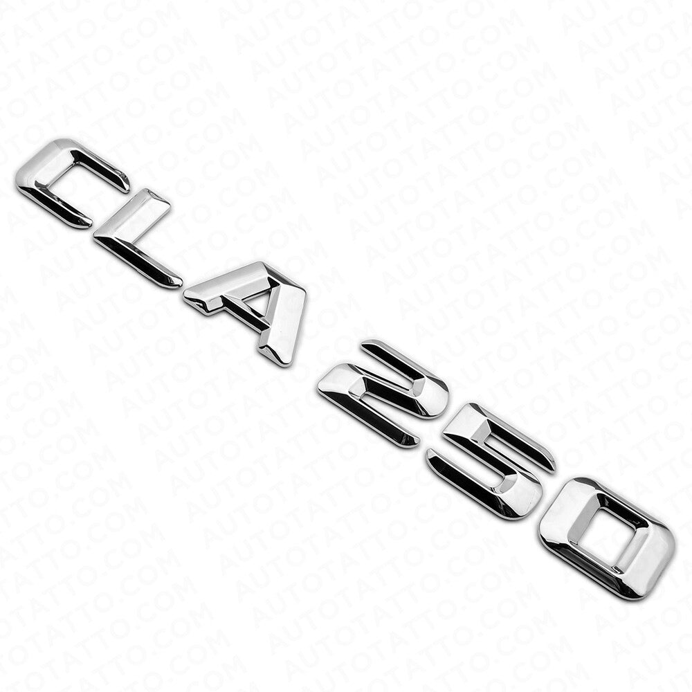 14-16 CLA 250 Emblem Trunk Lid Letter Nameplate Badge Decorate AMG OEM Chrome