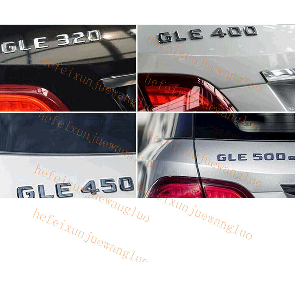 1 set Chrome Letters Rear Trunk Emblems Badges for A-Class W176 A45 AMG TURBO