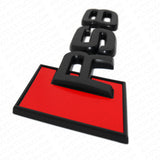 Audi RS 8 Matte Black Rear Letter Tail Nameplate Trunk Emblem Badge Sport Sline