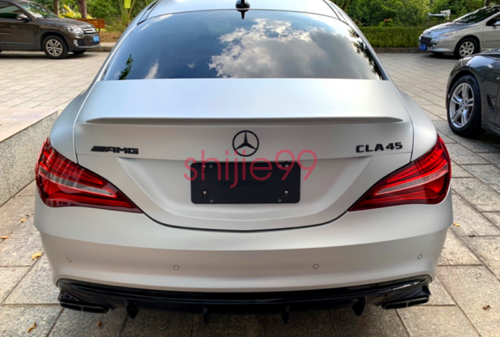 Gloss Black CLA45 AMG and Rear Star replacement PACKAGE Badge Sticker C117 CLA