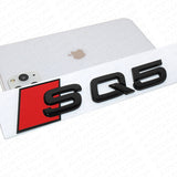 Audi SQ5 Gloss Black Rear Letter Liftgate Badge Trunk Emblem Badge Logo Sport