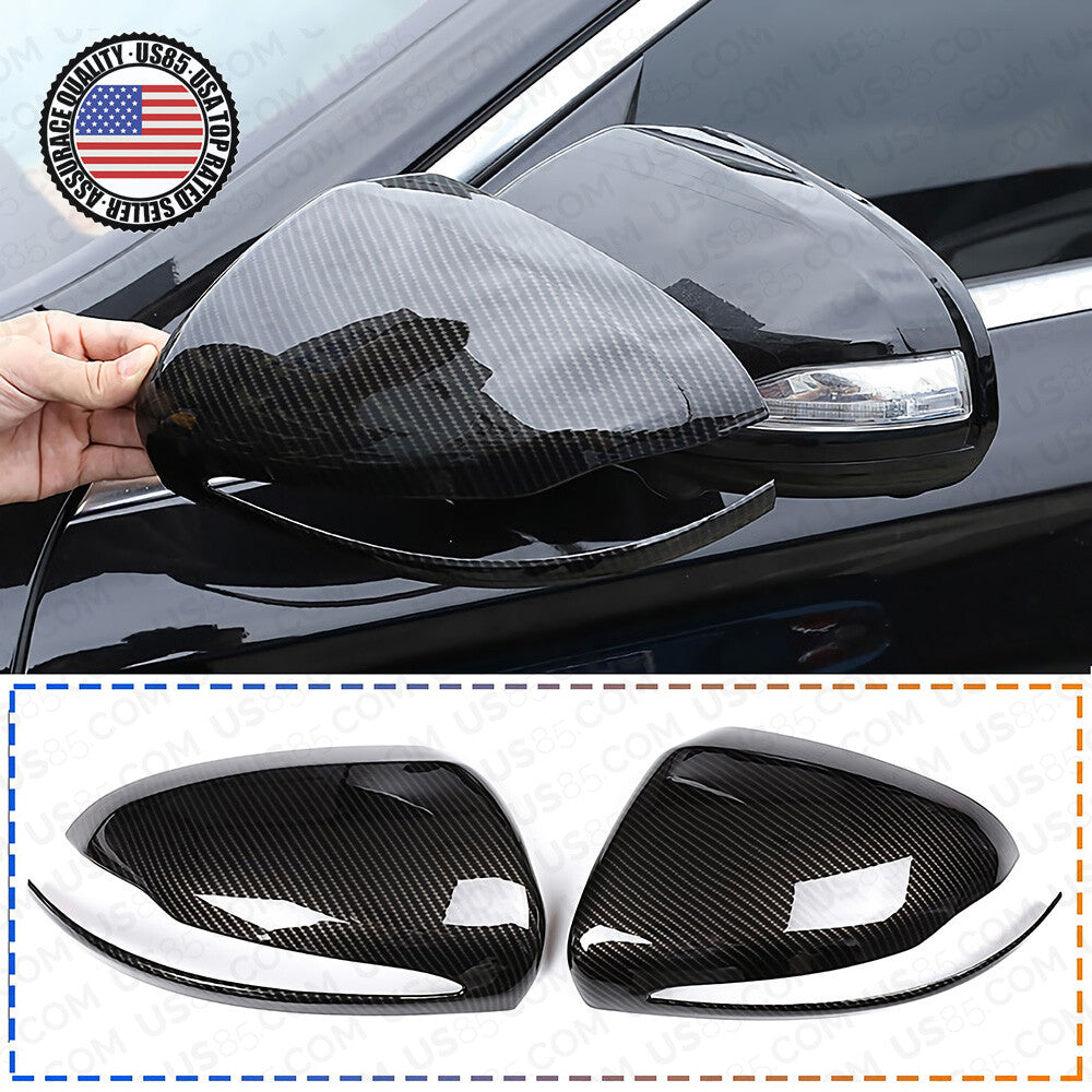 3D Carbon Fiber Style Mirror Cover For AMG Sport C E S Class W205 W213 W222 W253