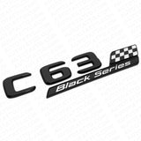 C63 Black Series AMG Limited Edition Letter Emblem Trunk Decal Logo Badge Sport