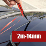 Car Accessories Windshield Roof Rubber Seal Strip Noise Insulation Stickers 2M