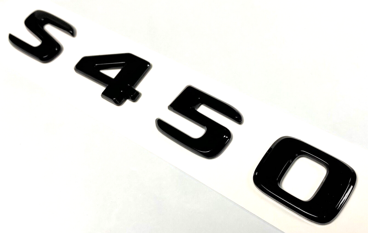 S450 BLACK FOR MERCEDES REAR TRUNK EMBLEM BADGE NAMEPLATE DECAL LETTER NUMBER