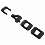 2015 C400 Emblem Trunk Lid Letter Logo Nameplate Badge Decorate AMG Gloss Black