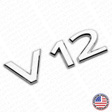Mercedes-Maybach V12 Turbo AMG Side Fender Emblem Nameplate Badge Sport Chrome