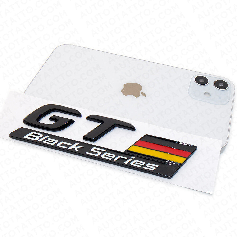 AMG GT Black Series Germany Edition Emblem 3D Trunk Lid Logo Decal Badge Limited