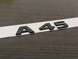 Gloss Black A45 Replacement Decal Badge Sticker For Mercedes-Benz A45 AMG W176
