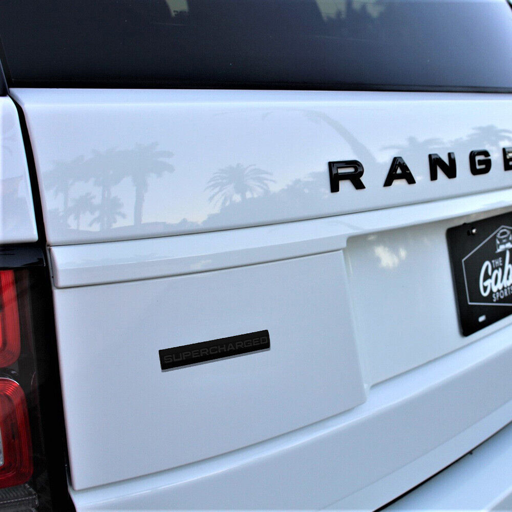 Range Rover Supercharged Blackout Letter Car Sport Liftgate Logo Emblem Badge