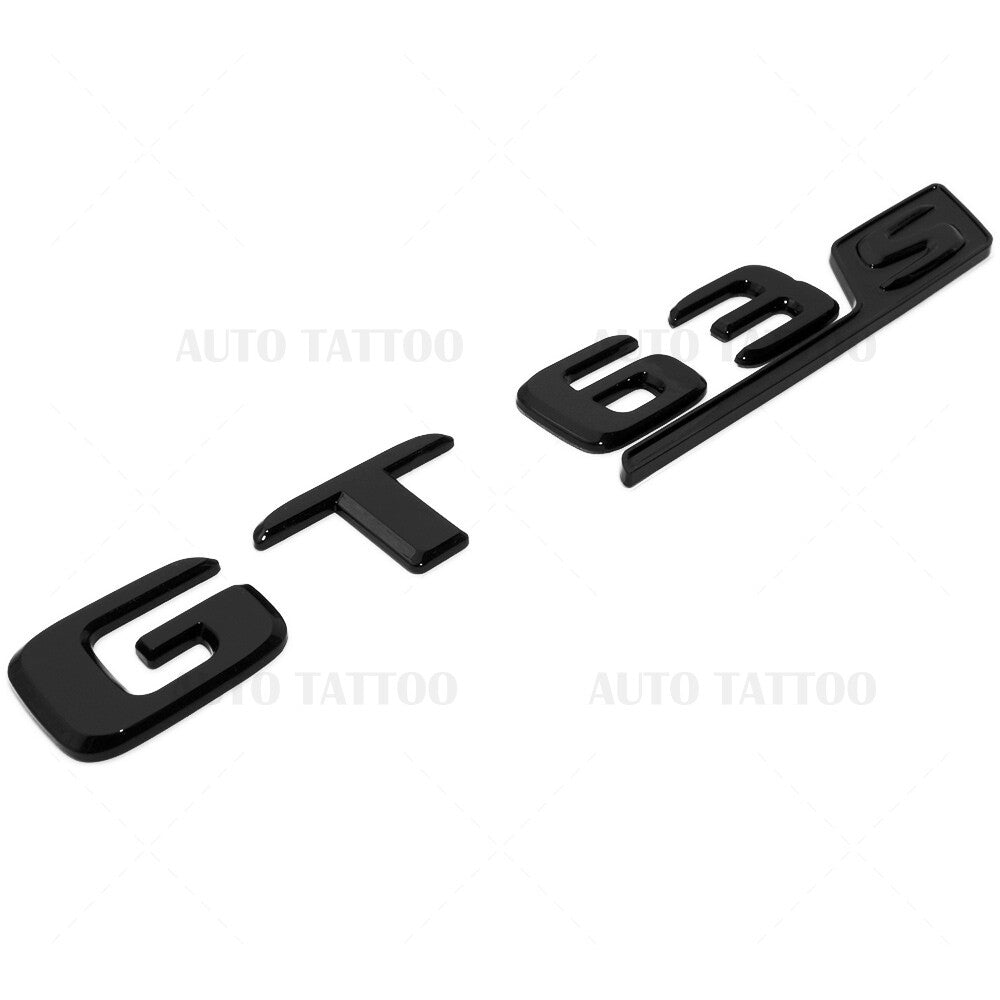 Mercedes AMG GT63 S Letter Emblem Trunk Logo Nameplate Badge Decorate Blackout