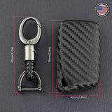 Carbon Fiber Style For Lexus Remote Key Fob Case Shell + Keychain Protect GIft