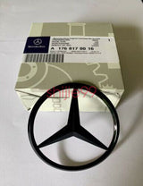 For Mercedes-Benz A CLA Class Rear Boot Lid Badge Star - GLOSS BLACK A1768170016