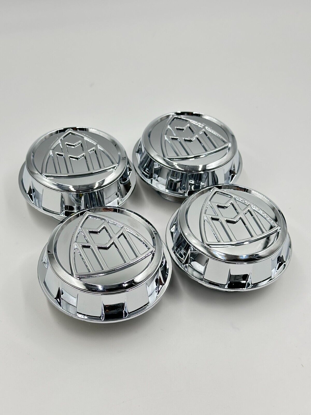 4pcs Mercedes Benz Maybach C63s E63s CLS63s AMG Chrome Center Caps Screw On 60mm