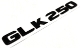 Gloss BLACK GLK250 FOR MERCEDES REAR TRUNK EMBLEM BADGE NAMEPLATE DECAL LETTERS