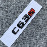 C63s Letters Trunk Emblem Badge Sticker for Mercedes Benz C63 AMG S GT63S GLC63