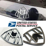 Bright Silver For Mercedes-Benz Maybach Trunk Emblem Rear Badge Standing W222