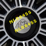4x Maybach Gloss Black Wheel Center Hub Caps Emblem For 2020 Mercedes Benz S450