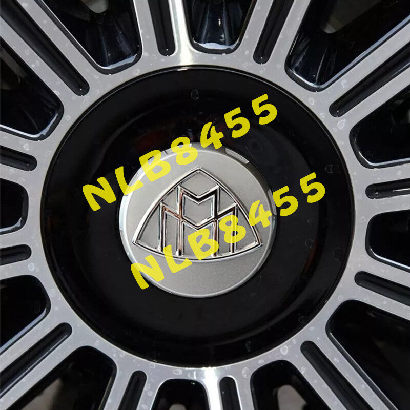 4x Maybach Gloss Black Wheel Center Hub Caps Emblem For 2020 Mercedes Benz S450