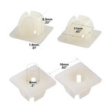 License Plate Screws with Nylon Inserts - Stainless Steel Rust Proof License ...
