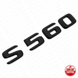 18-21 Mercedes S 560 Letter Emblem Luggage Trunk Lid Badge AMG Sport Gloss Black