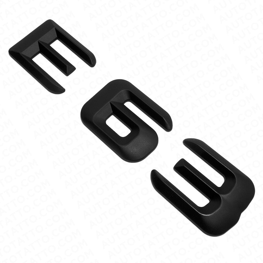 14-16 E 63 AMG Letter Emblem 3D Trunk Logo Nameplate Badge Decorate Matte Black