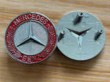 Chrome RED Front Grille Badge Emblem for Mercedes-Benz W205 W222 A2228170116