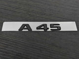 Gloss Black A45 Replacement Decal Badge Sticker For Mercedes-Benz A45 AMG W176