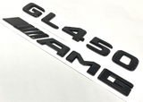 BLACK GL450+AMG FOR MERCEDES REAR TRUNK EMBLEM BADGE NAMEPLATE DECAL NUMBERS