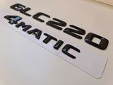GLC220 4matic Black Letter Number Rear Boot Badge Emblem For GLC Class Mercedes