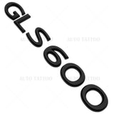 Mercedes-Maybach GLS 600 SUV AMG Emblem Liftgate Nameplate Badge Matte Black