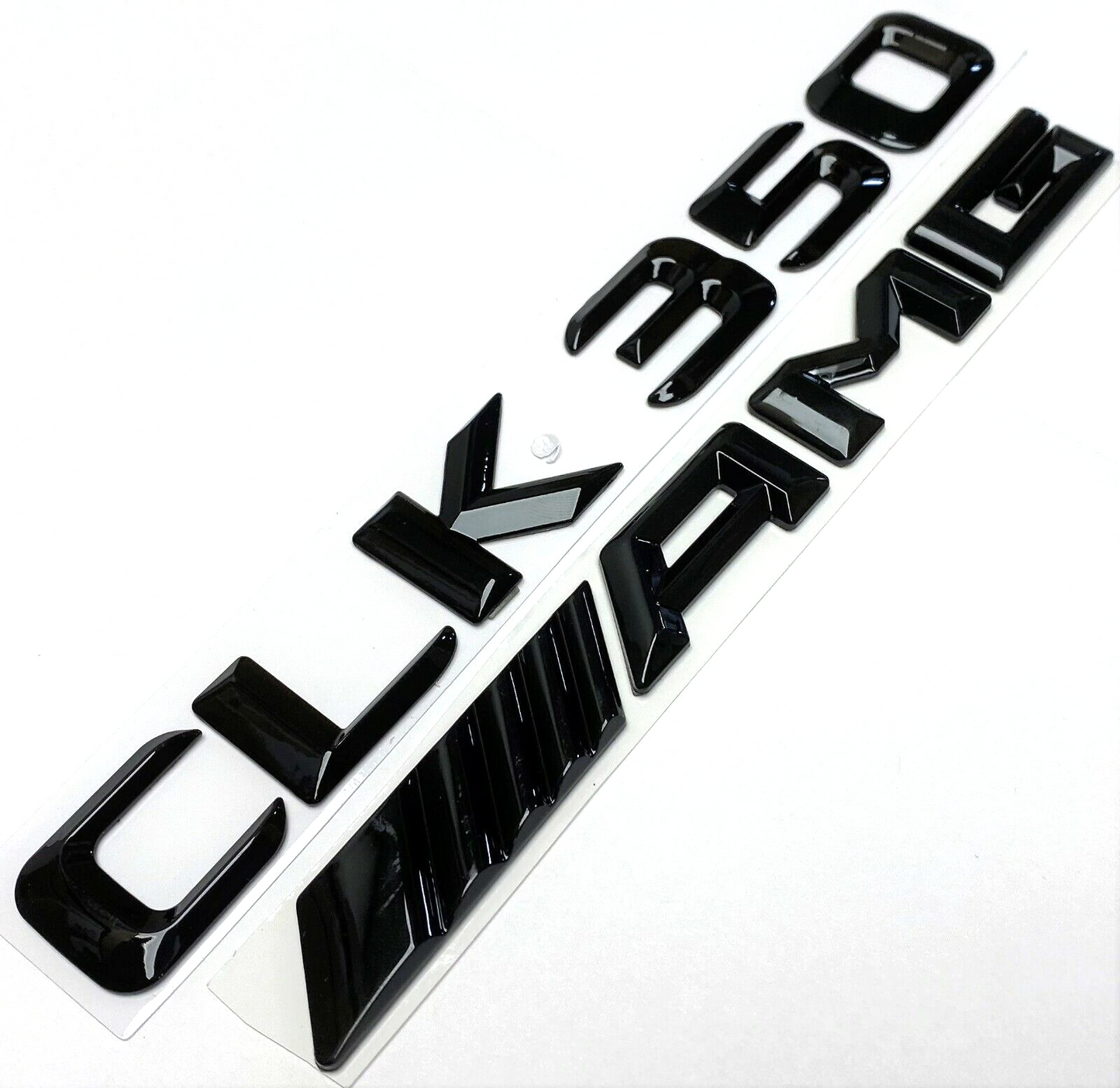 #1 BLACK CLK350 + AMG REPLACEMENT FOR MERCEDES REAR TRUNK EMBLEM BADGE DECAL LID
