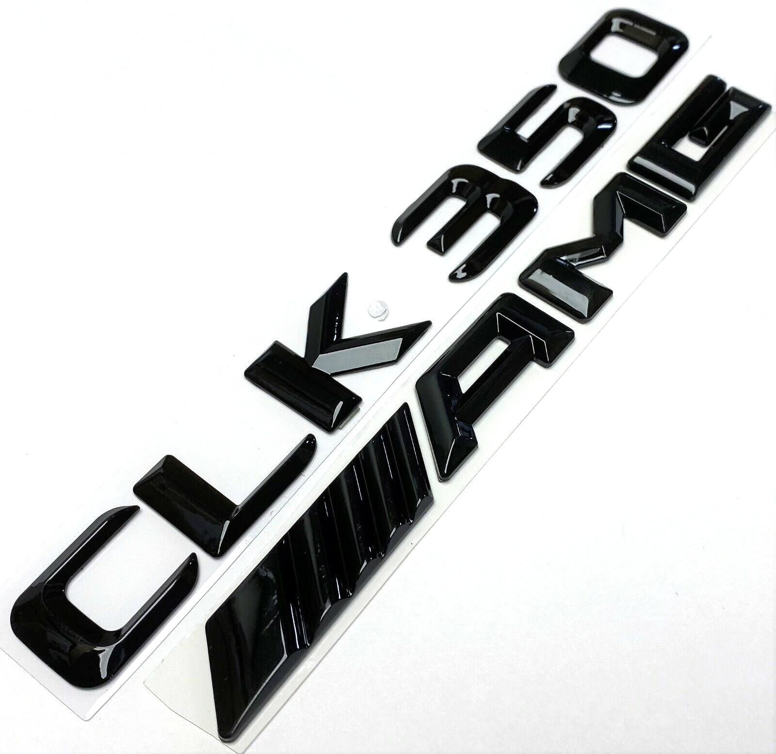 #1 BLACK CLK350 + AMG REPLACEMENT FOR MERCEDES REAR TRUNK EMBLEM BADGE DECAL LID