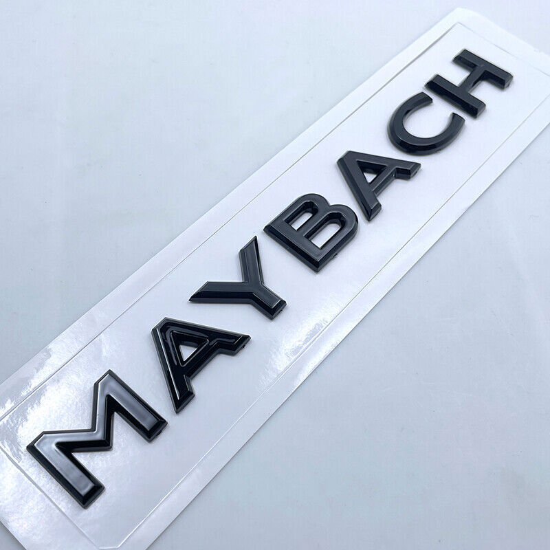 Black Side Rear Trunk Badge Emblem for Mercedes Benz Maybach S Class S400 S500