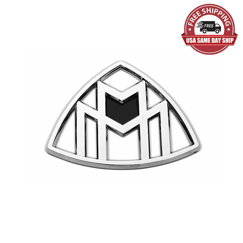 Bright Silver For Mercedes-Benz Maybach Trunk Emblem Rear Badge Standing W222