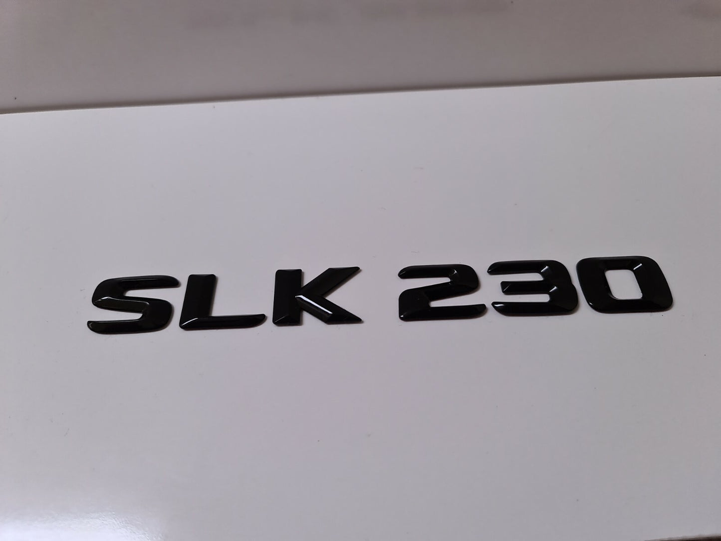 SLK230 Black Flat Letter Number Rear Boot Badge Emblem For SLK Class Mercedes
