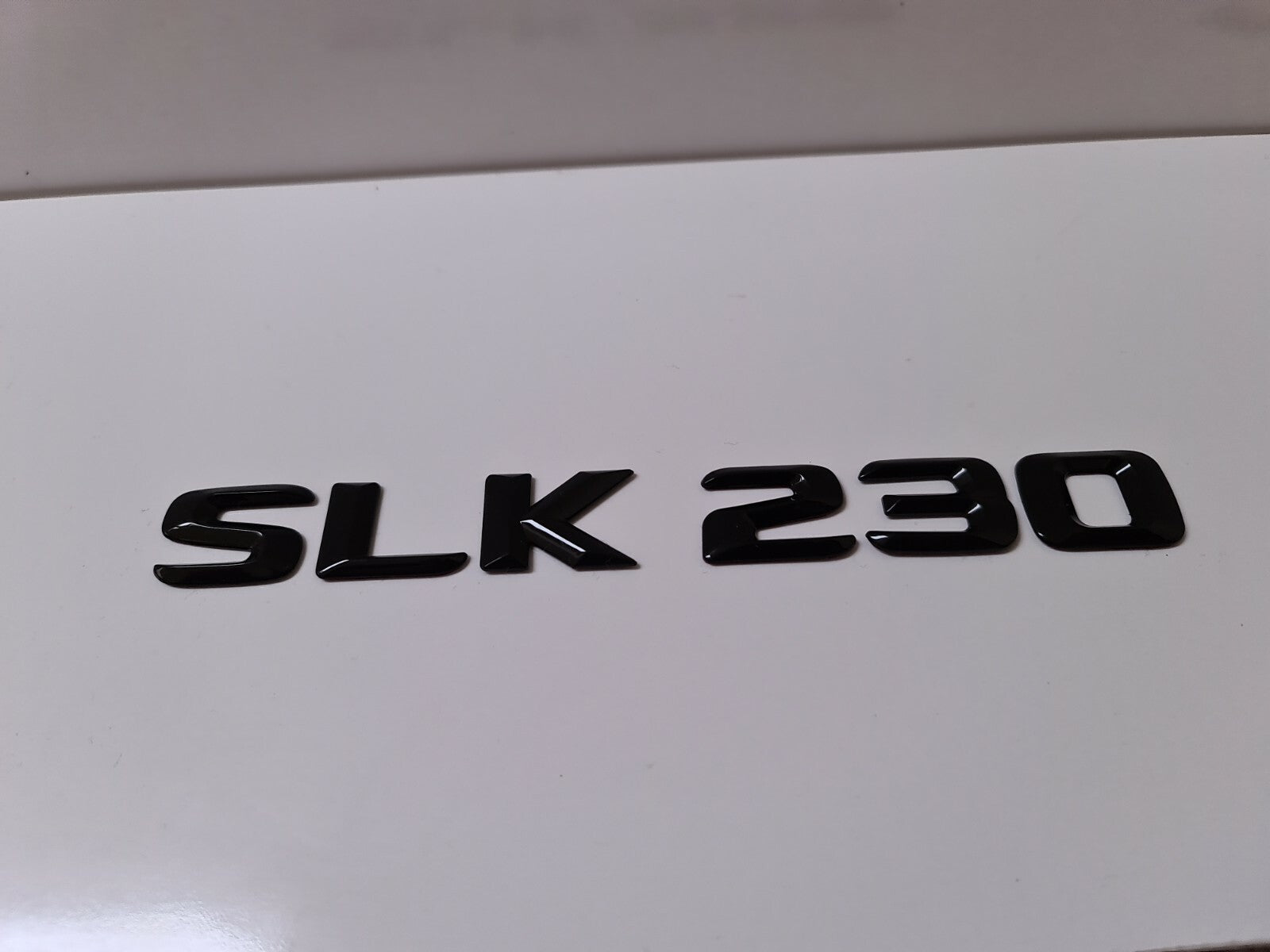 SLK230 Black Flat Letter Number Rear Boot Badge Emblem For SLK Class Mercedes
