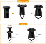 Nissan 35 Pcs Body Bolts & U-nut Clips- M6 Engine Under Cover Splash Shield